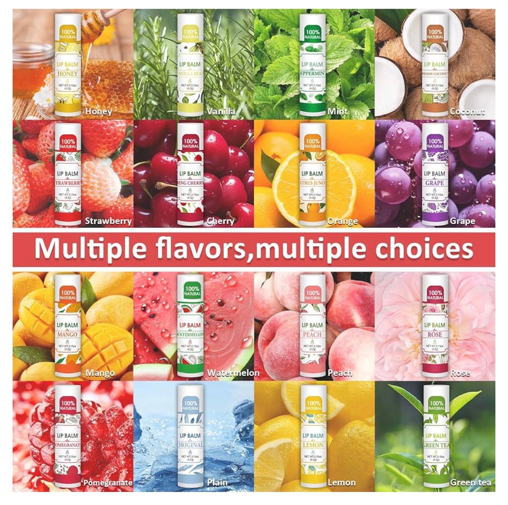 16 Pack Lip Balm,