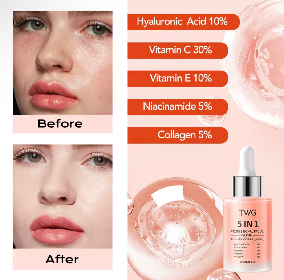 TWG 5 IN 1 Face Serum