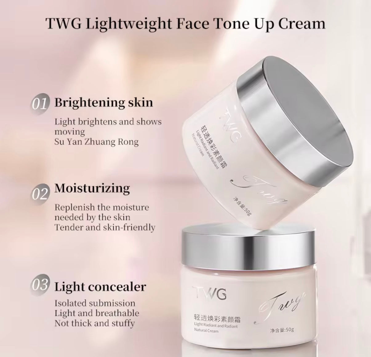 TWG Whitening face cream