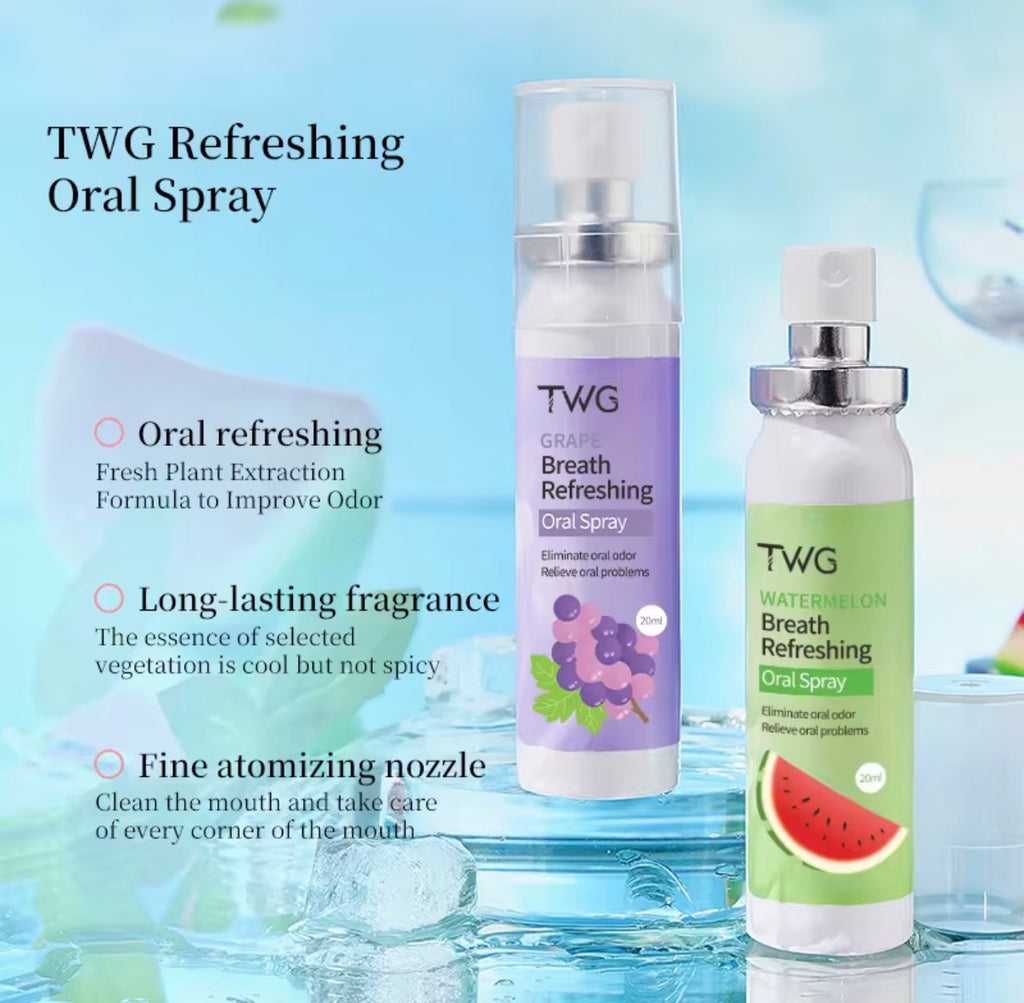 TWG Mouth Freshener Spray Eliminates Oral Odors