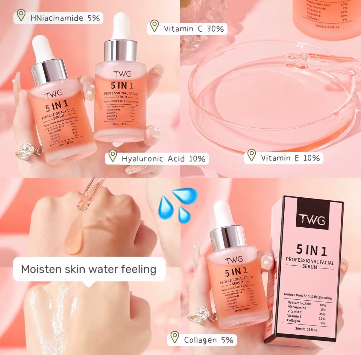 TWG 5 IN 1 Face Serum
