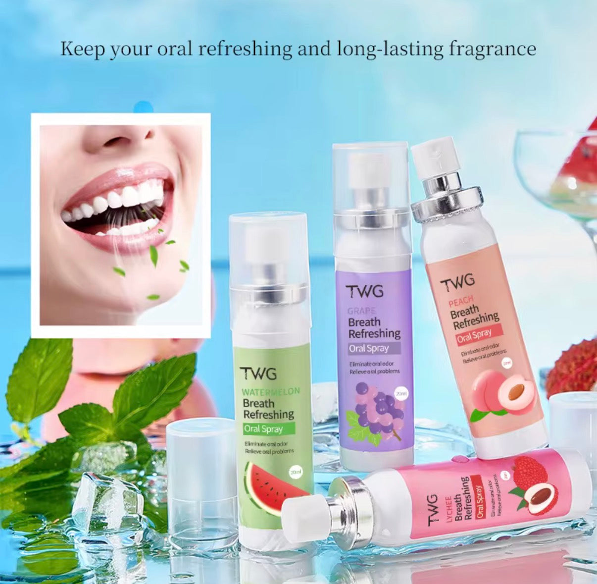 TWG Mouth Freshener Spray Eliminates Oral Odors