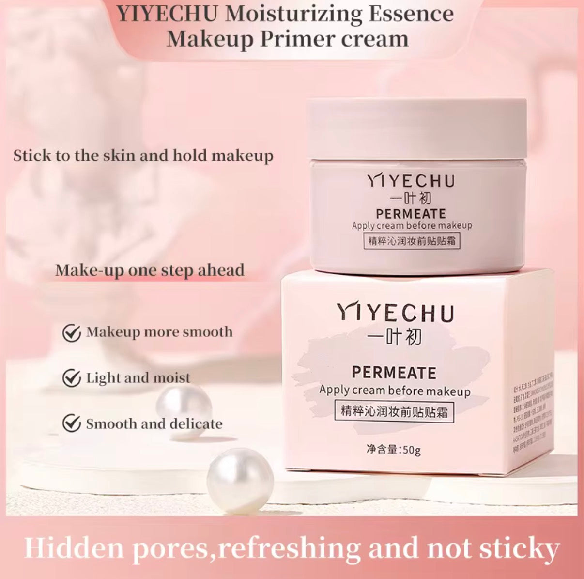 Primer Face Cream Waterproof Pore Minimizer